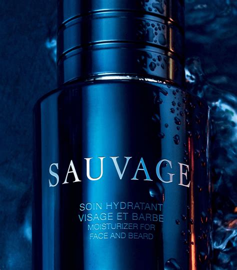 sauvage face and beard moisturiser